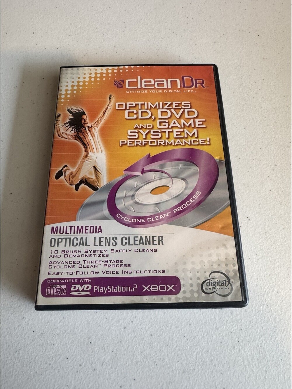 Clean Dr Multimedia Optical Lens Cleaner CD DVD Games 2004 Digital Innovation